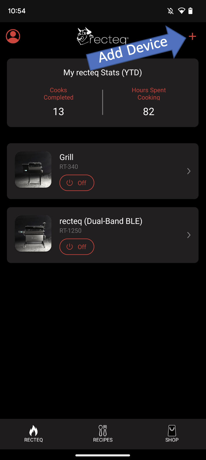 Updated Recteq app not accurate.